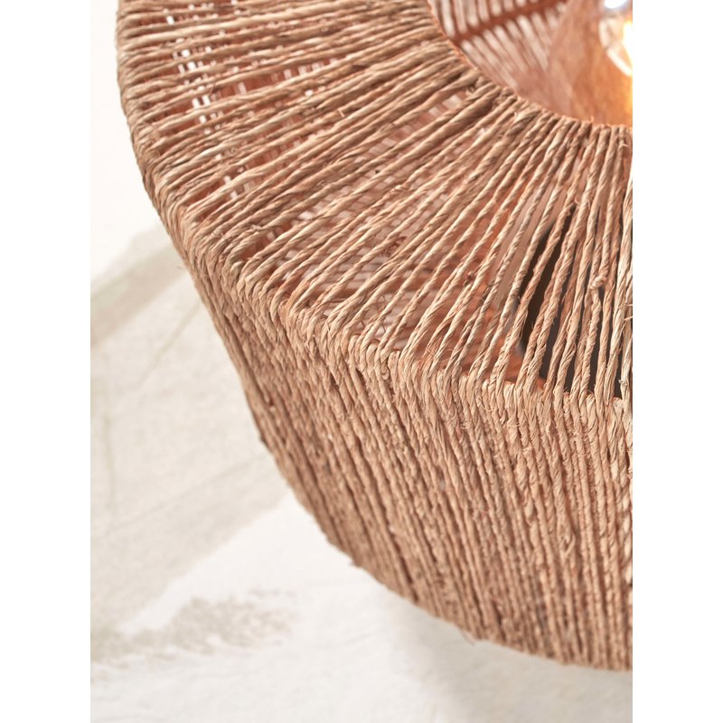 Good&Mojo-collectie Table lamp Iguazu 3-legs bamboo nat. h.40cm/shade 30x16cm jute. nat.