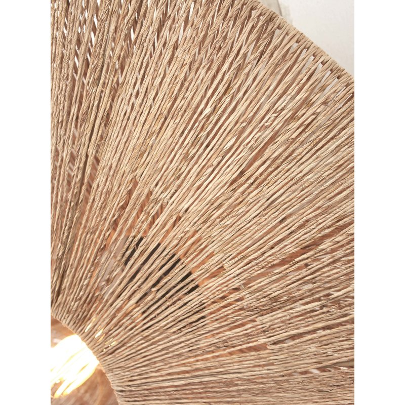 Good&Mojo-collectie Wandlamp Iguazu jute disc naturel L