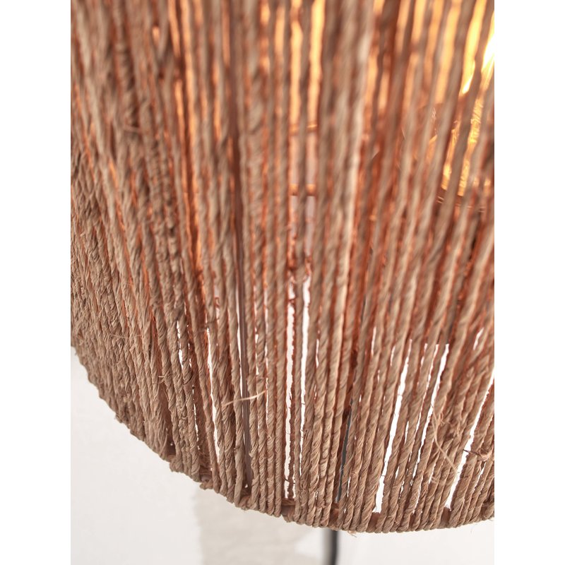 Good&Mojo-collectie Wall lamp Iguazu jute/hemisphere h.22x25cm natural. S