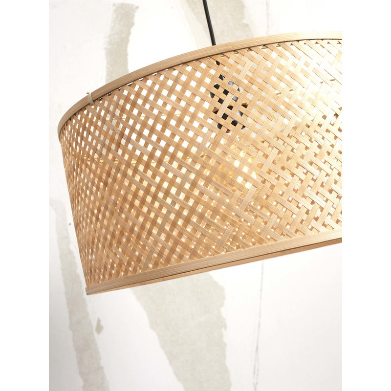 Good&Mojo-collectie Floor lamp Java XL bamboo nat. h.207cm/shade dia. 50xh.22cm. nat.