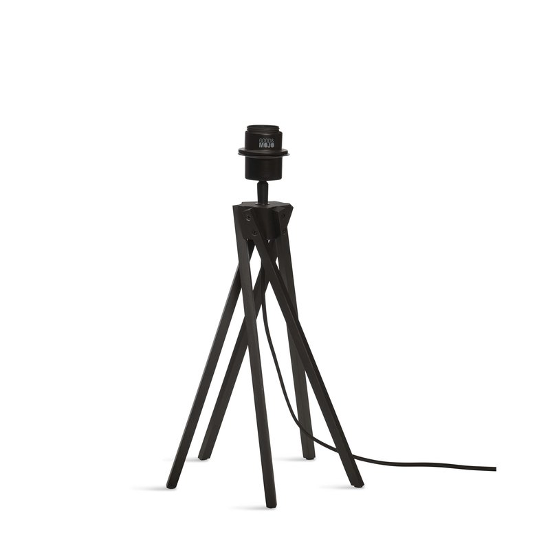 Good&Mojo-collectie Tafellamp Java 5-poot zwart bamboe zwart