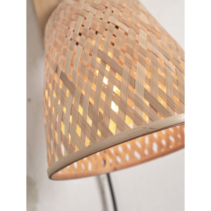 Good&Mojo-collectie Wandlamp Java naturel bamboe naturel