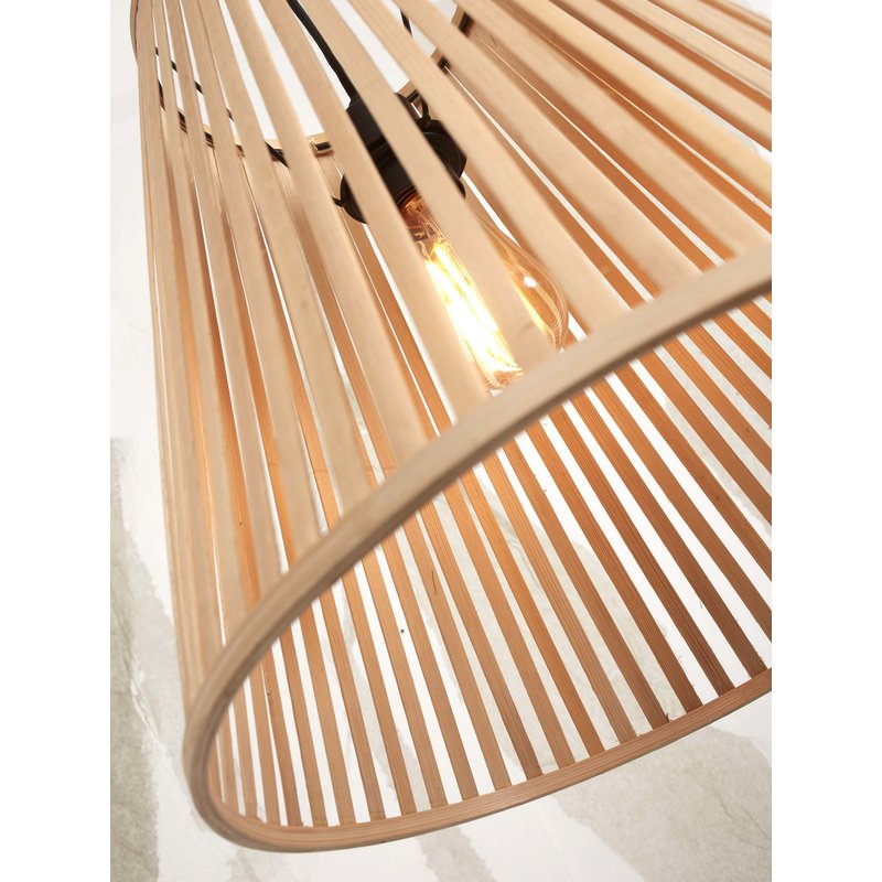 Good&Mojo-collectie Hanging lamp Merapi bamboo/tapered 40xh.42cm natural. L