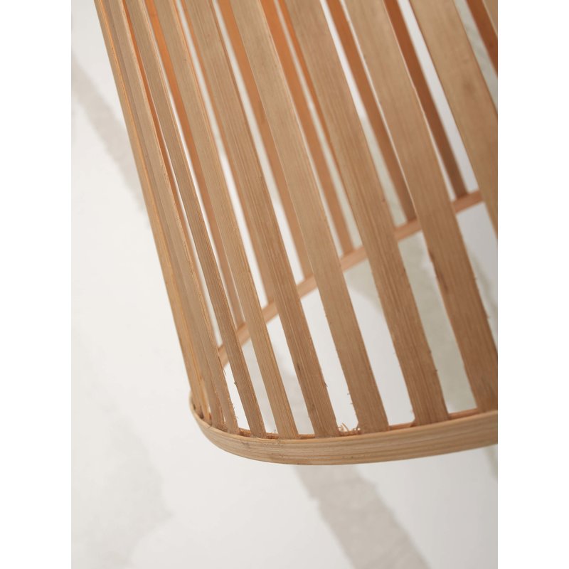 Good&Mojo-collectie Hanging lamp Merapi bamboo/tapered 40xh.42cm natural. L