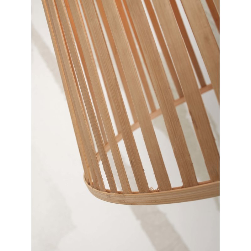 Good&Mojo-collectie Hanglamp Merapi bamboe tapered naturel L