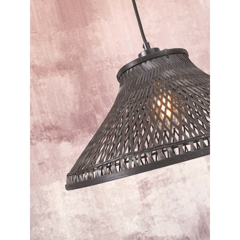 Good&Mojo-collectie Hanglamp Tahiti bamboe zwart