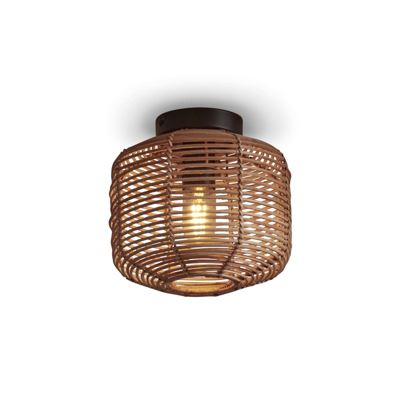 Good&Mojo-collectie Ceiling lamp Tanami rattan dia.25xh.20cm. natural