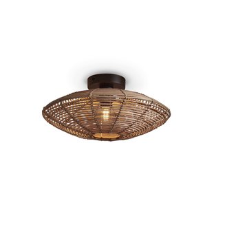 Good&Mojo Ceiling lamp Tanami rattan disc dia.40xh.10cm natural. S