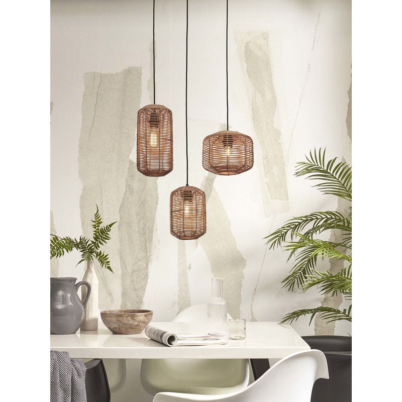 Good&Mojo-collectie Hanglamp Tanami rotan naturel