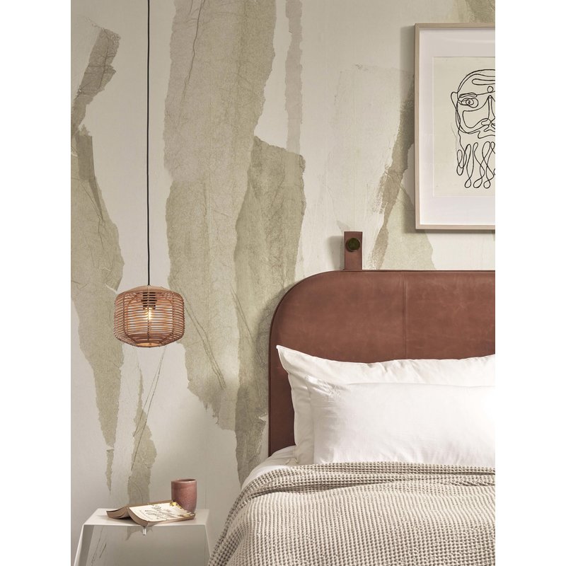 Good&Mojo-collectie Hanging lamp Tanami rattan dia.25xh.20cm. natural