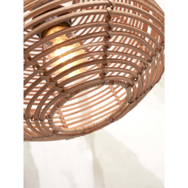 Good&Mojo-collectie Hanging lamp Tanami rattan dia.25xh.20cm. natural