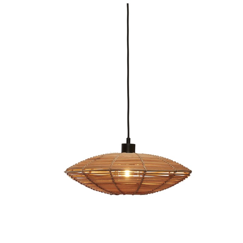 Good&Mojo-collectie Hanging lamp Tanami S rattan disc dia.40xh.10cm. natural