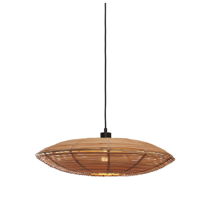 Good&Mojo-collectie Hanging lamp Tanami L rattan disc dia.55xh.14cm. natural