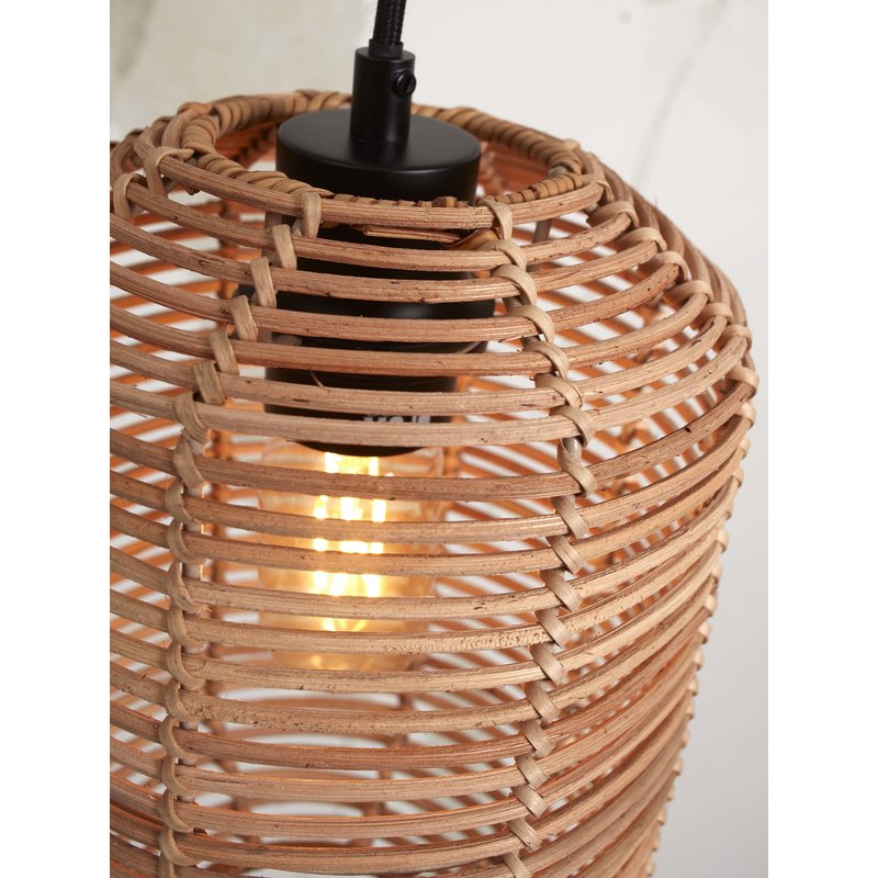 Good&Mojo-collectie Hanglamp Tanami rotan koker naturel L