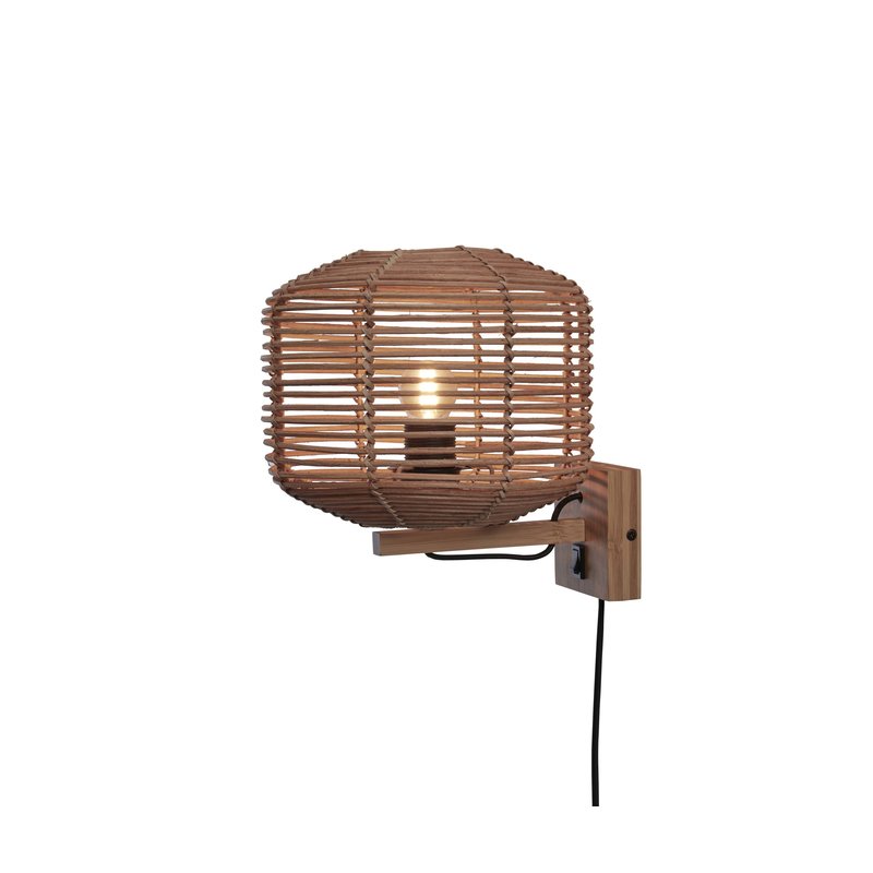 Good&Mojo-collectie Wandlamp Tanami rotan naturel