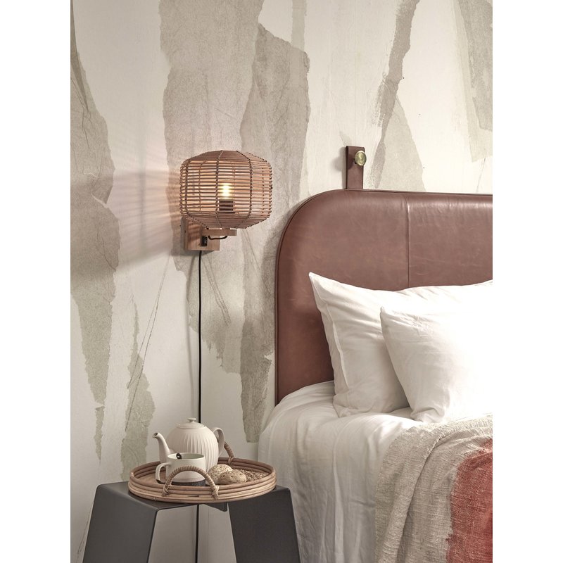 Good&Mojo-collectie Wandlamp Tanami rotan naturel