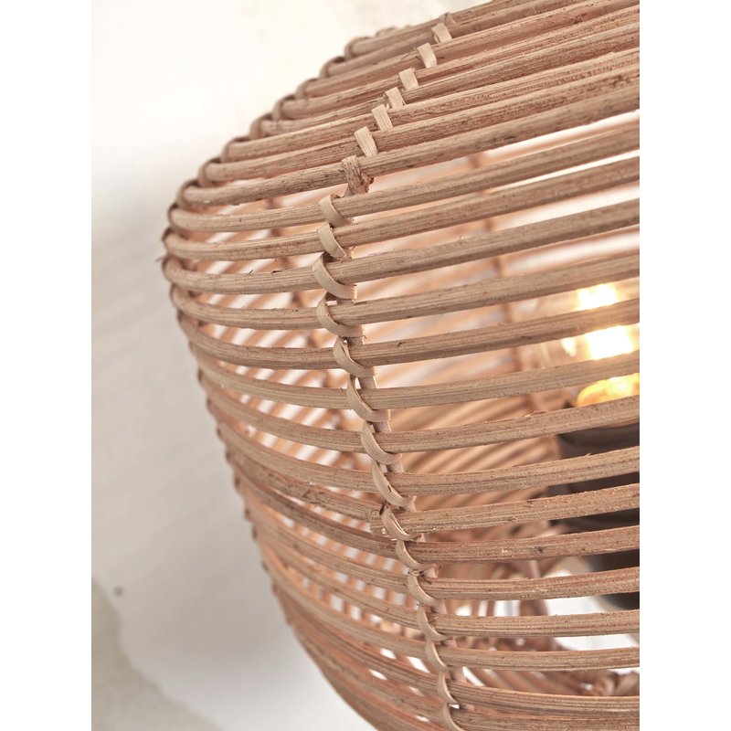 Good&Mojo-collectie Wall lamp Tanami rattan dia.25xh.20cm. natural