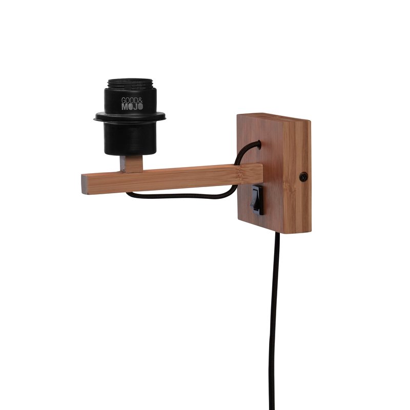 Good&Mojo-collectie Wall lamp Tanami rattan dia.25xh.20cm. natural