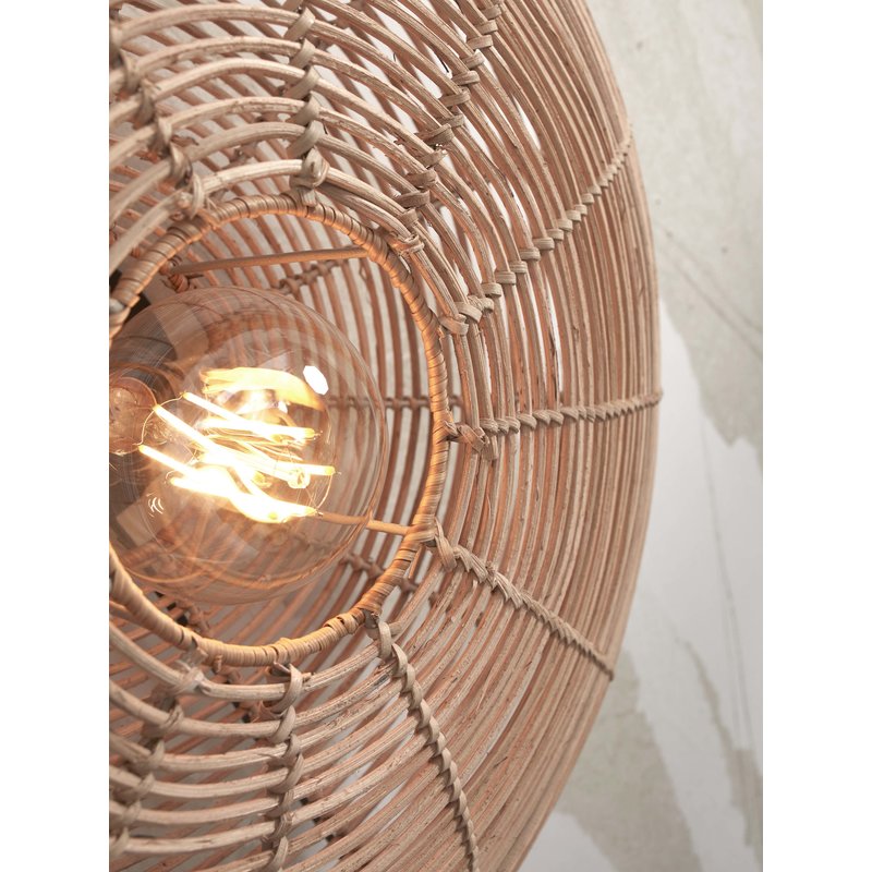 Good&Mojo-collectie Wandlamp Tanami rotan disc naturel S