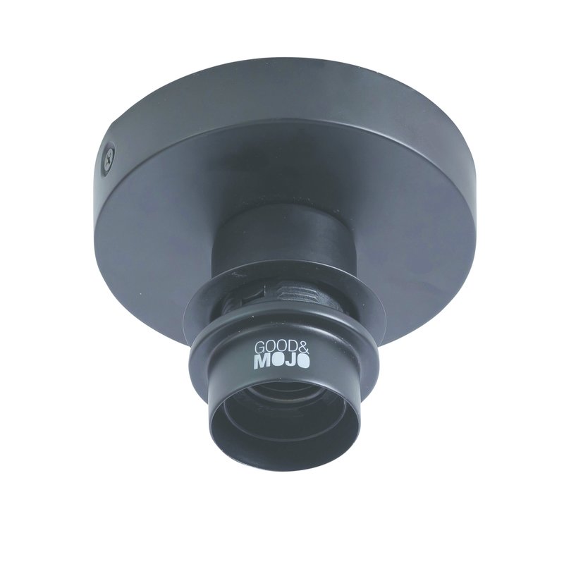 Good&Mojo-collectie Ceiling lamp Zanzibar L rattan/flat dia.55xh.14cm. natural