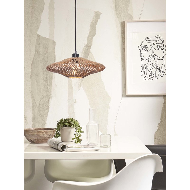 Good&Mojo-collectie Hanglamp Zanzibar rotan naturel S