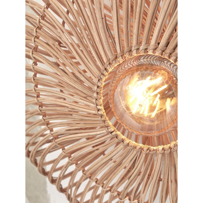 Good&Mojo-collectie Wandlamp Zanzibar rotan naturel S