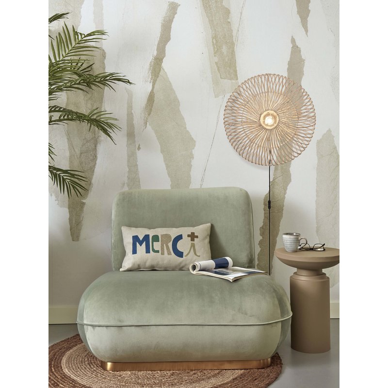 Good&Mojo-collectie Wandlamp Zanzibar rotan wit L