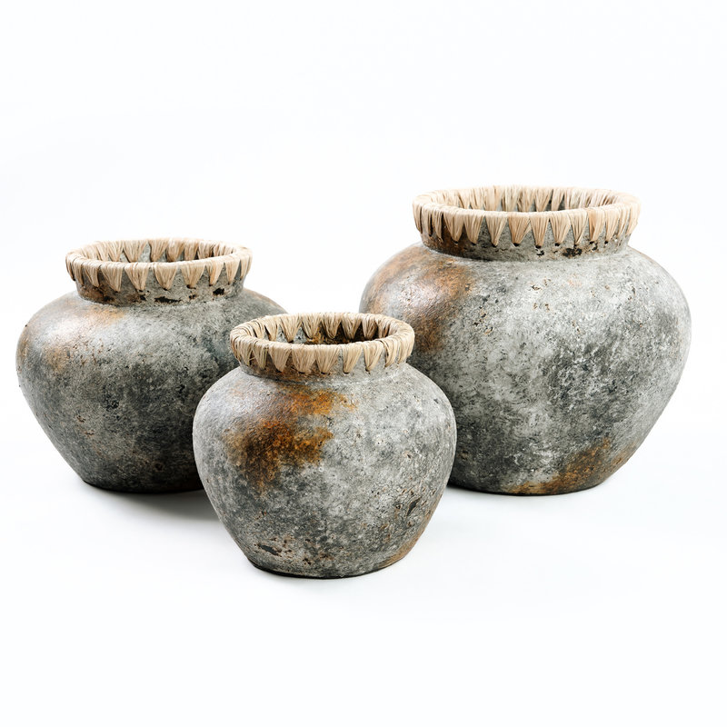 Bazar Bizar The Styly Vase - Antique Gray - M