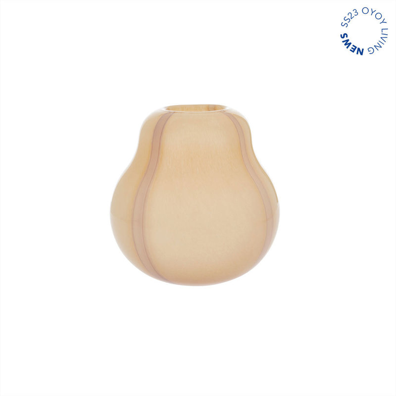 OYOY LIVING-collectie Vaas Kojo small - 20 cm hoog poederroze