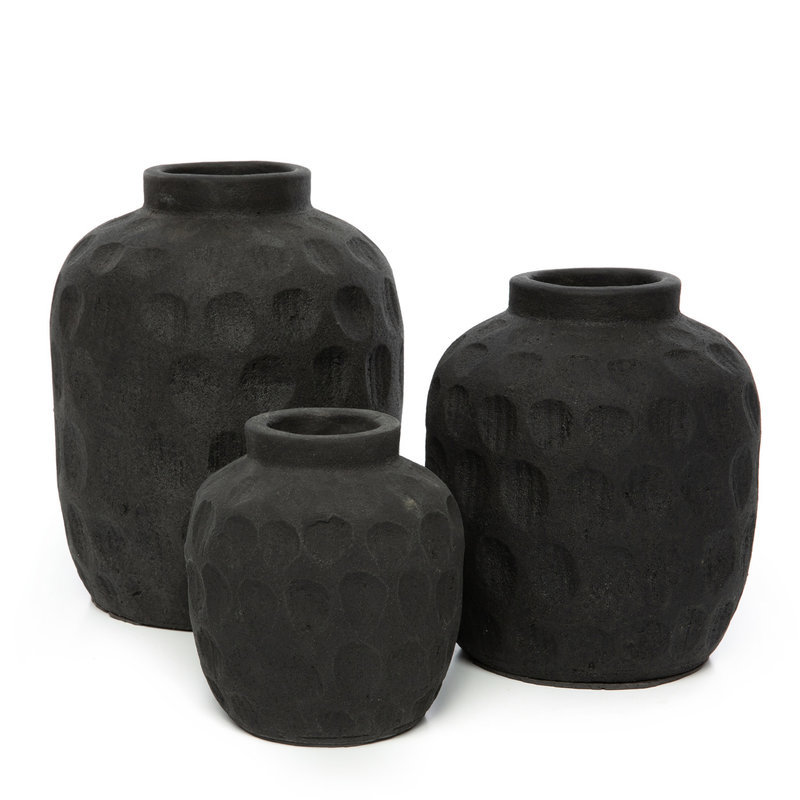 Bazar Bizar The Trendy Vase - Black - L