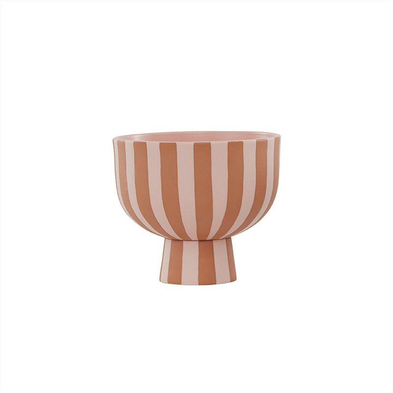 OYOY LIVING-collectie Toppu kom caramel -roze