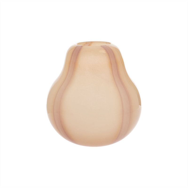 OYOY LIVING-collectie Vaas Kojo poederroze large 25cm hoog