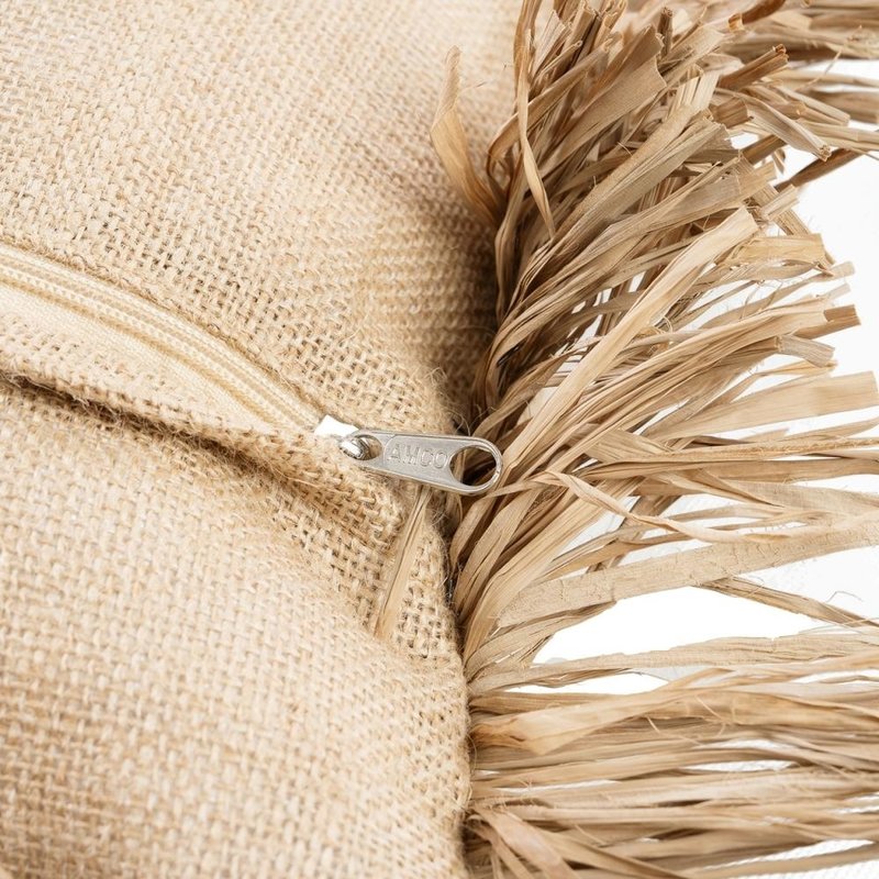 Bazar Bizar Jute Bonita Kussenhoes - Naturel - 30x50
