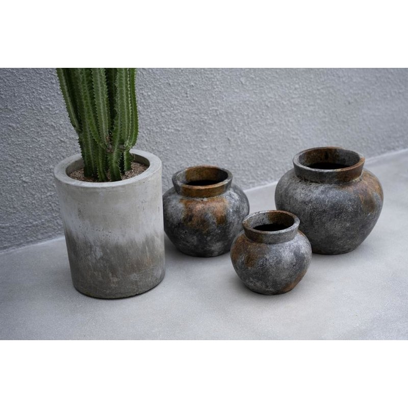 Bazar Bizar The Funky Vase - Antique Gray - S