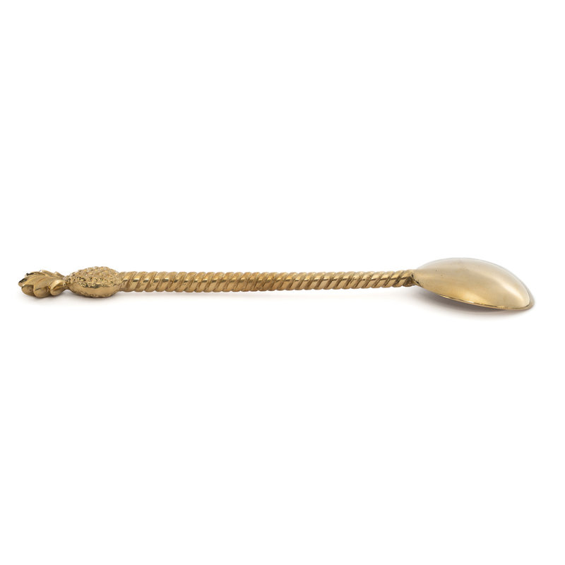 Bazar Bizar-collectie Ananas SalaLepel - Goud