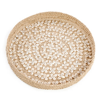 Bazar Bizar The Costa Shell Plate - Natural White - M