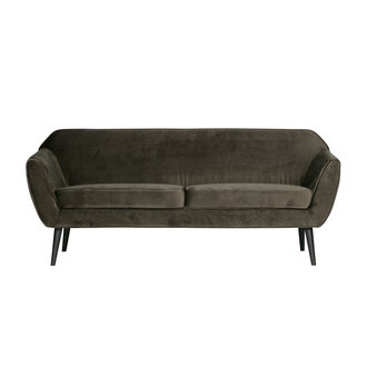 WOOOD Rocco Sofa 187 Cm Velvet Warm Green