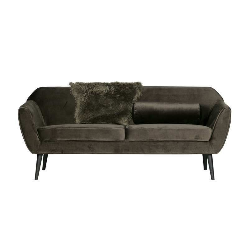 WOOOD-collectie Rocco Sofa 187 Cm Fluweel Warm Groen