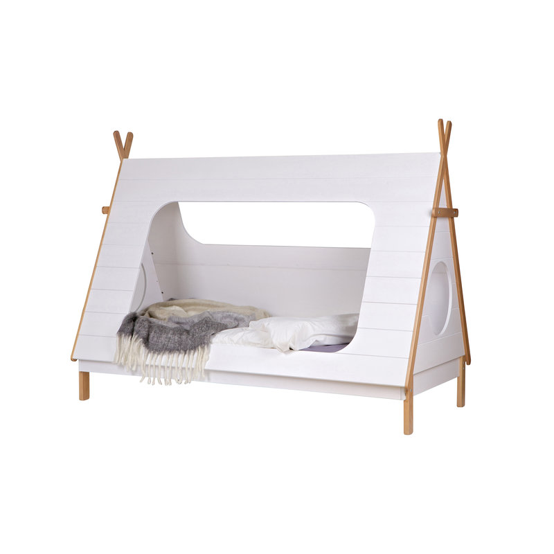 WOOOD-collectie Tipi Bed 90x200 Incl Slats