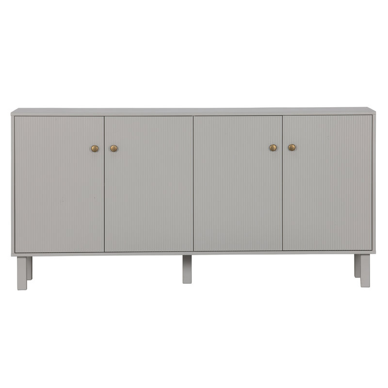 WOOOD-collectie Madu Sideboard Pine Deep Cloud Grey