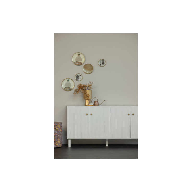 WOOOD-collectie Madu Sideboard Pine Deep Cloud Grey