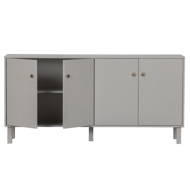 WOOOD-collectie Madu Sideboard Pine Deep Cloud Grey