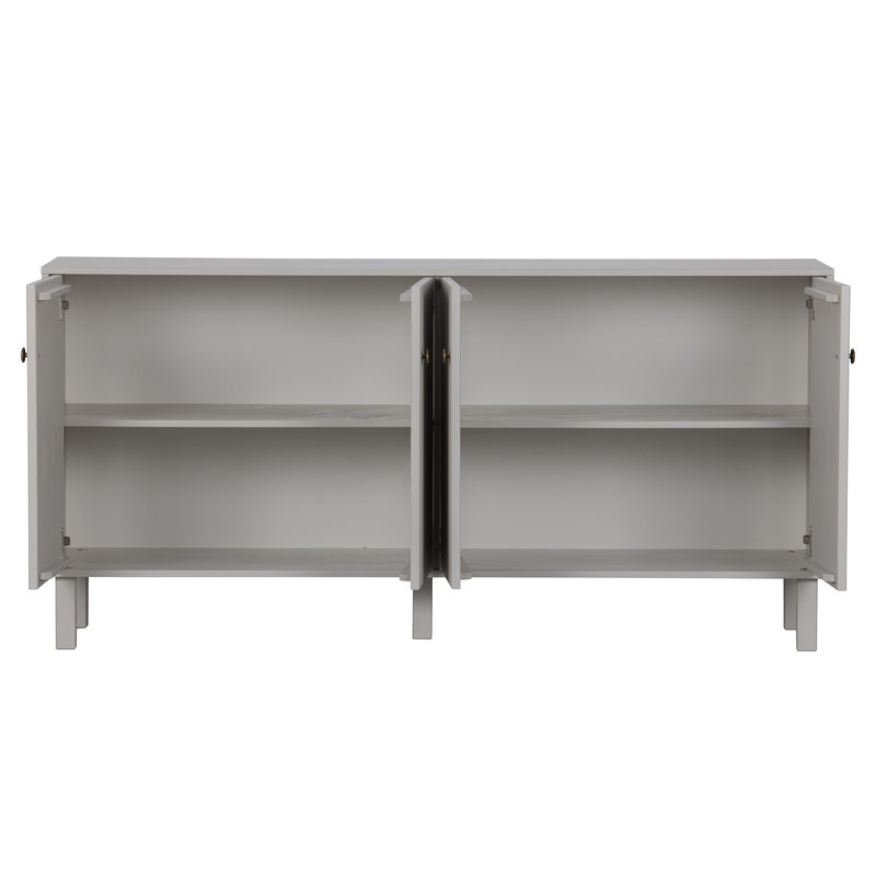 WOOOD-collectie Madu Sideboard Pine Deep Cloud Grey