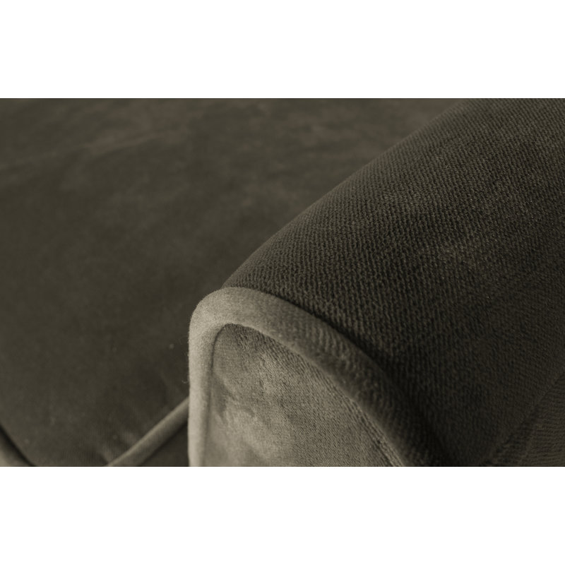 WOOOD-collectie Rocco Armchair Velvet Warm Green