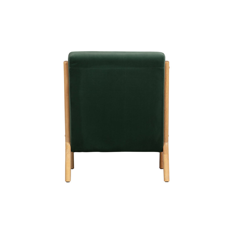 WOOOD-collectie Mark Armchair Velvet Green