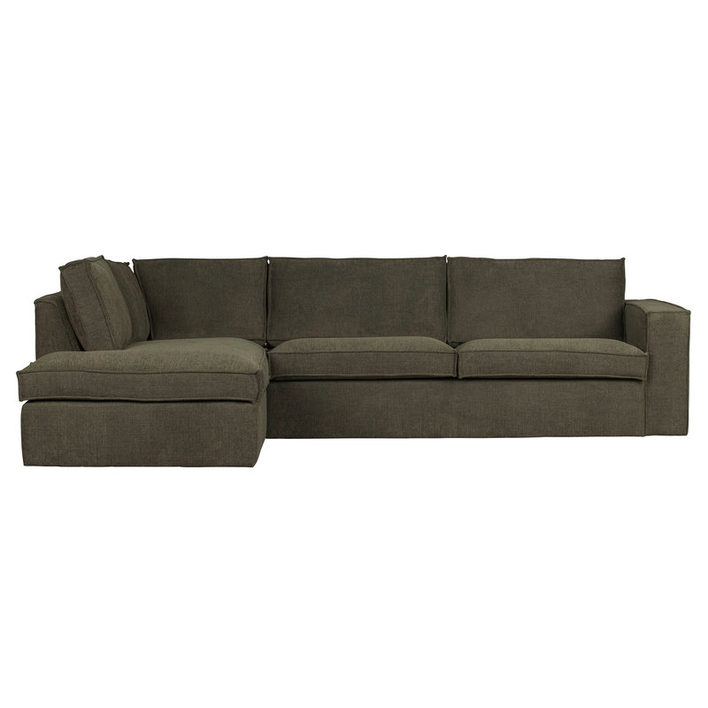 WOOOD-collectie Freddie Corner Sofa Left Warm Green