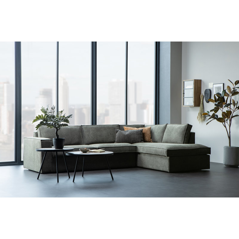 WOOOD-collectie Freddie Corner Sofa Right Warm Green