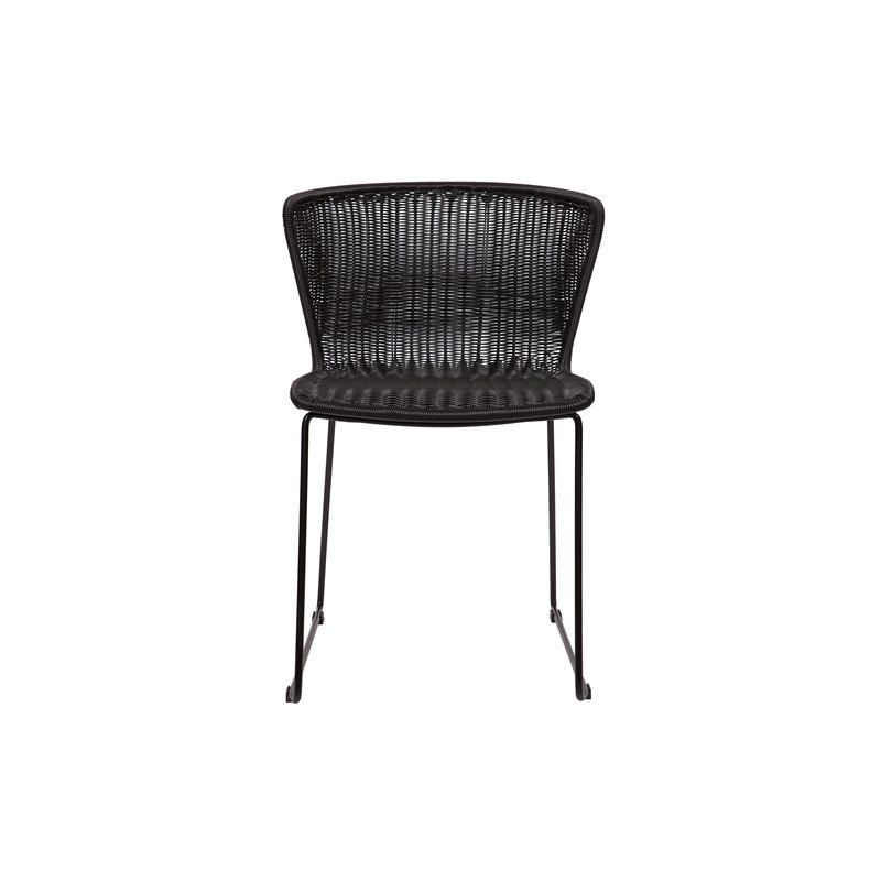 WOOOD-collectie Set Of 2 - Wings Chair Black