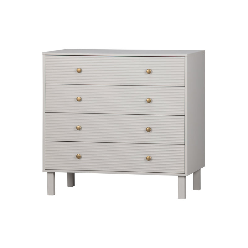 WOOOD-collectie Madu Cabinet With Drawers Pine Deep Cloud Grey