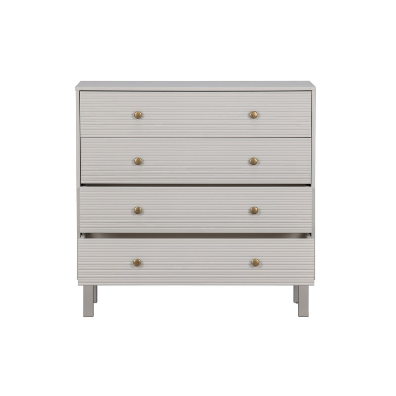 WOOOD-collectie Madu Cabinet With Drawers Pine Deep Cloud Grey